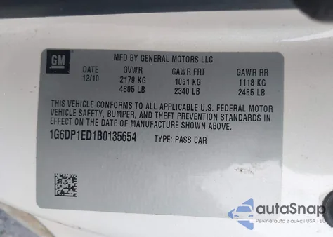 2011 Cadillac Cts Premium from USA, damaged, VIN 1G6DP1ED1B0135654